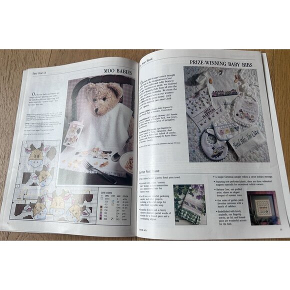 For The Love of Cross Stitch May 1994 Easter Bunny Spring Patterns 22 Projects - Picture 11 of 13